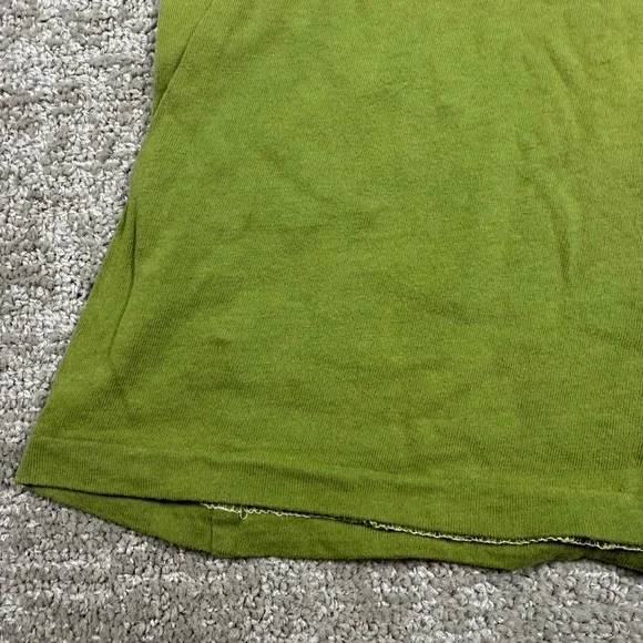 Vintage Abercrombie and Fitch Single Stitch 09 Green Fitted Y2K Kidcore T Shirt - Picture 6 of 9